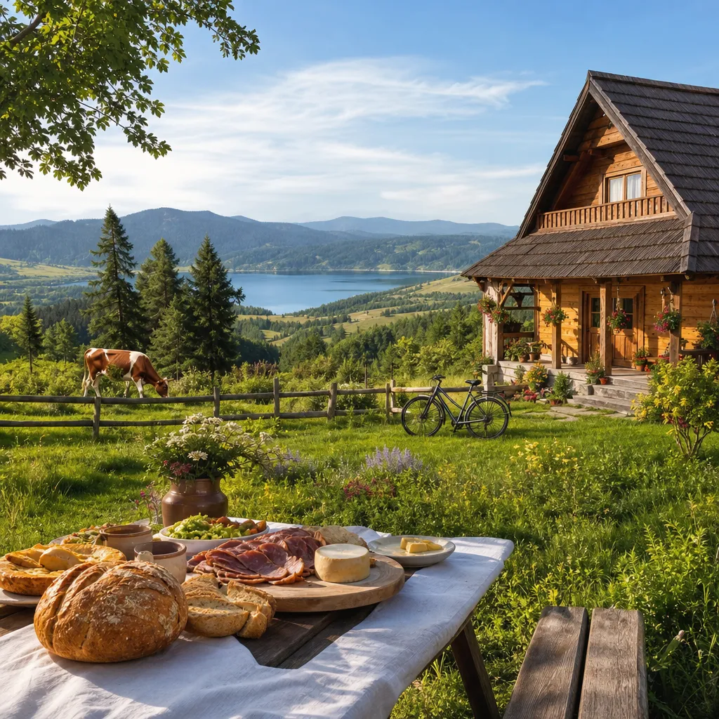 Agroturystyka nad Soliną z wyżywieniem
